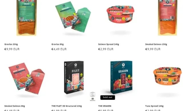 全球首只3D打印章魚上市，還是純素食，你想吃嗎？ 圖片