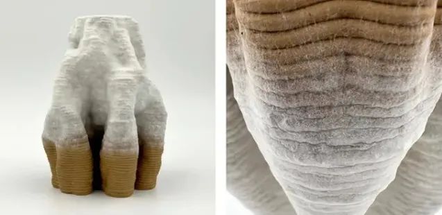 bioMATTERS使用粘土和菌絲體，3D打印家居物品 圖片